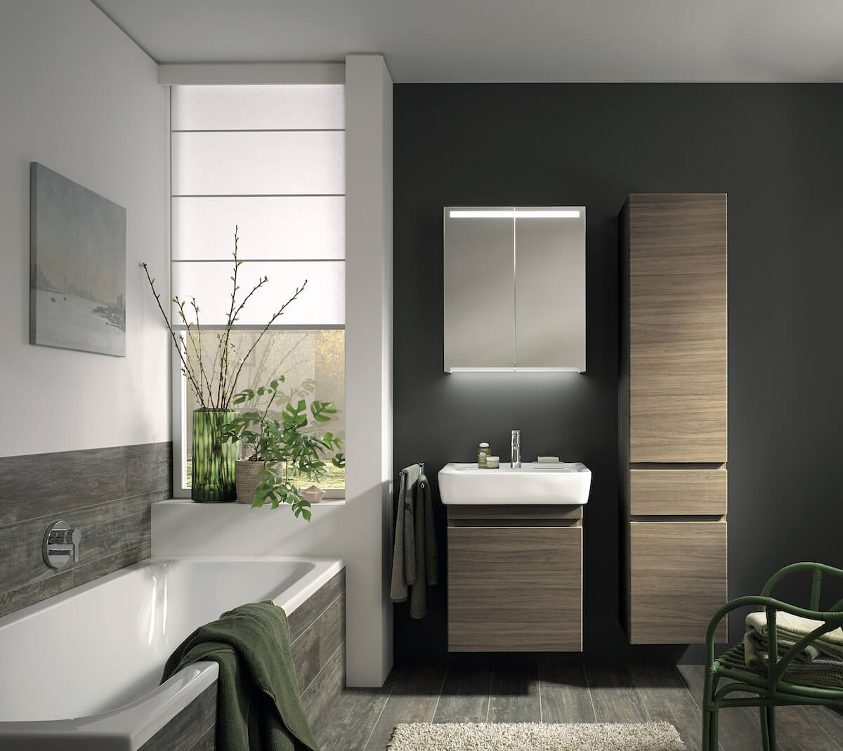 Hochwertige Badausstattung: Geberit Keramik & Marken-Armaturen. Fachgerechte Montage durch Ihren Installateur EMA in Wien & NÖ.