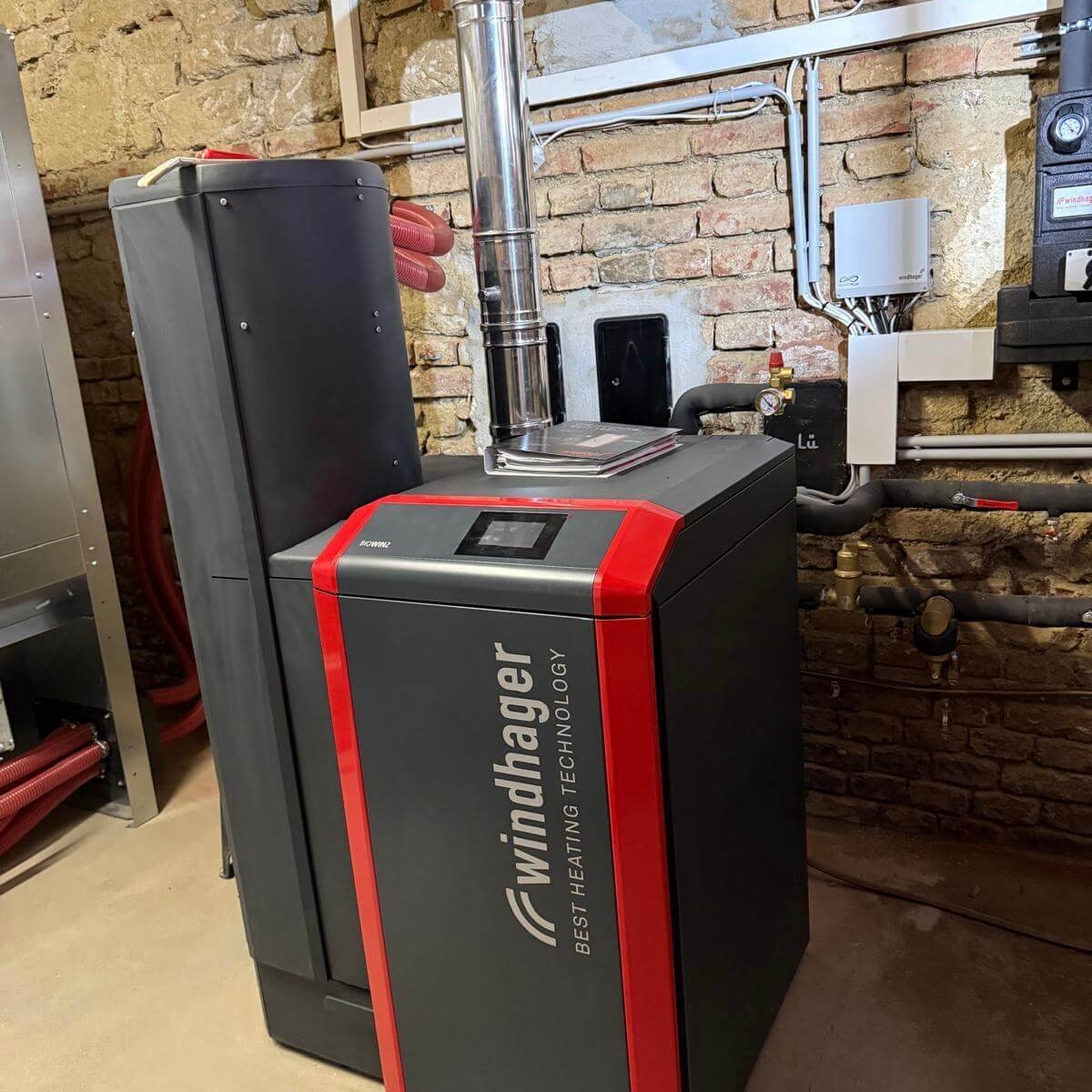 Windhager BioWIN2 Pellets-Kessel – Fachgerechte Installation von EMA Installationen in 1230 Wien. 